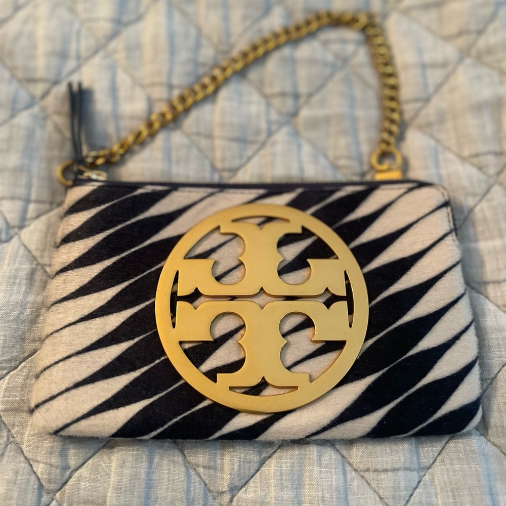 Tory Burch Calf hair mini purse